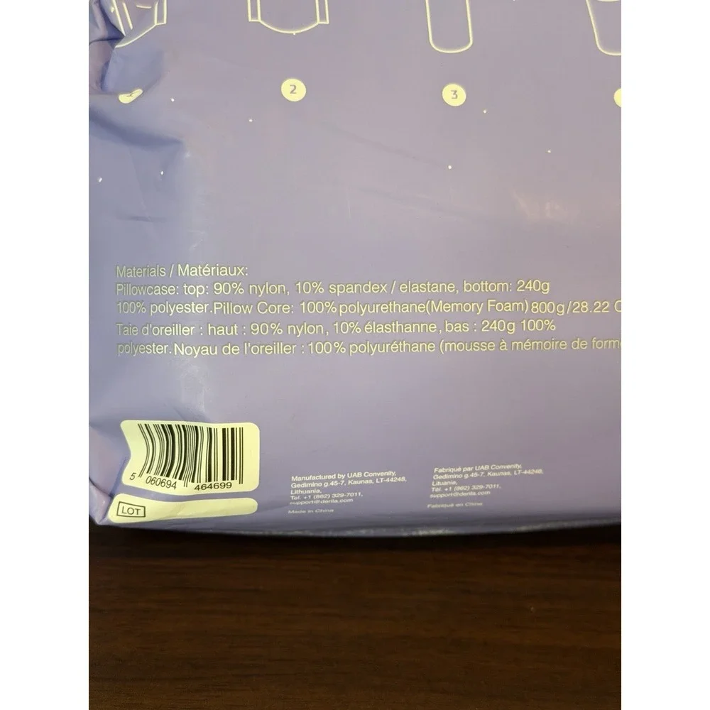 Derila Ergo Cervical Neck Pillow - Memory Foam Pillows for Back & Side Sleepers